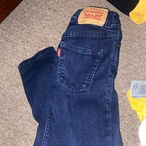Levi dark denim jeans
